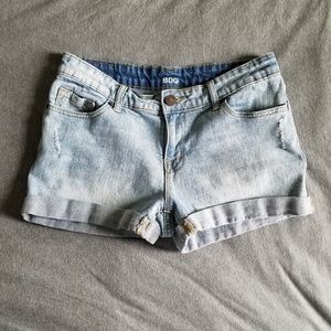 BDG Urban Outfitters Light Wash Denim Jean Shorts
